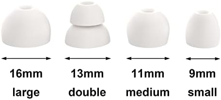 Toxoii - Embouts de rechange en silicone Blanc pour Beats by Dr Dre, Powerbeats Pro, Beats X, Urbeats (Lot de 8)