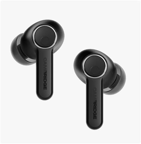 Casque sans Fil Cambridge Audio Melomania A100 Noir avec Suppression Active du Bruit et aptX Lossless