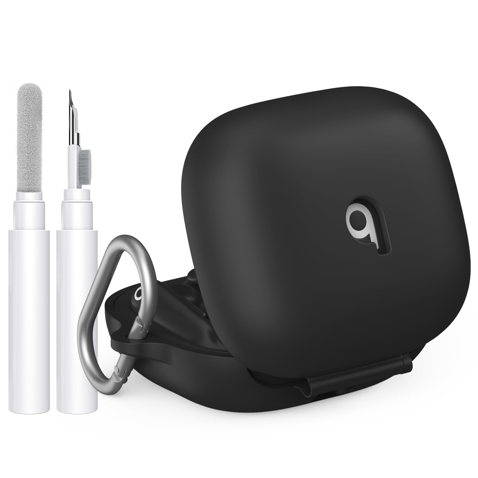 AhaStyle Silicone Coque Beats Powerbeats Pro 2025 - Housse de Protection Antichocs, Logo Visible, Kit Nettoyage Inclus [