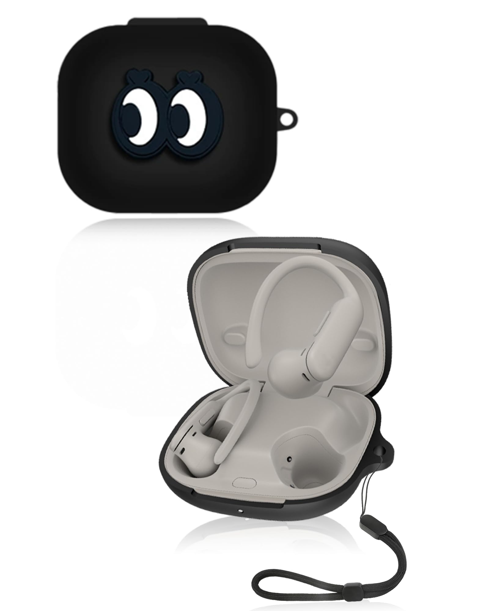 Protection Beats Powerbeats Pro coque souple silicone – doux pour la peau, durable et chic, 2 en 1