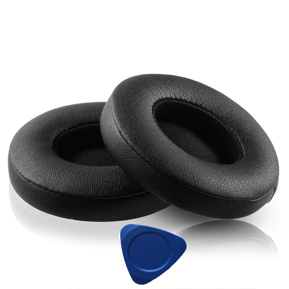 Cushions de Casque Solo 2, Solo |0 et Solo 3 en Cuir Protéiné Doux (Noir)