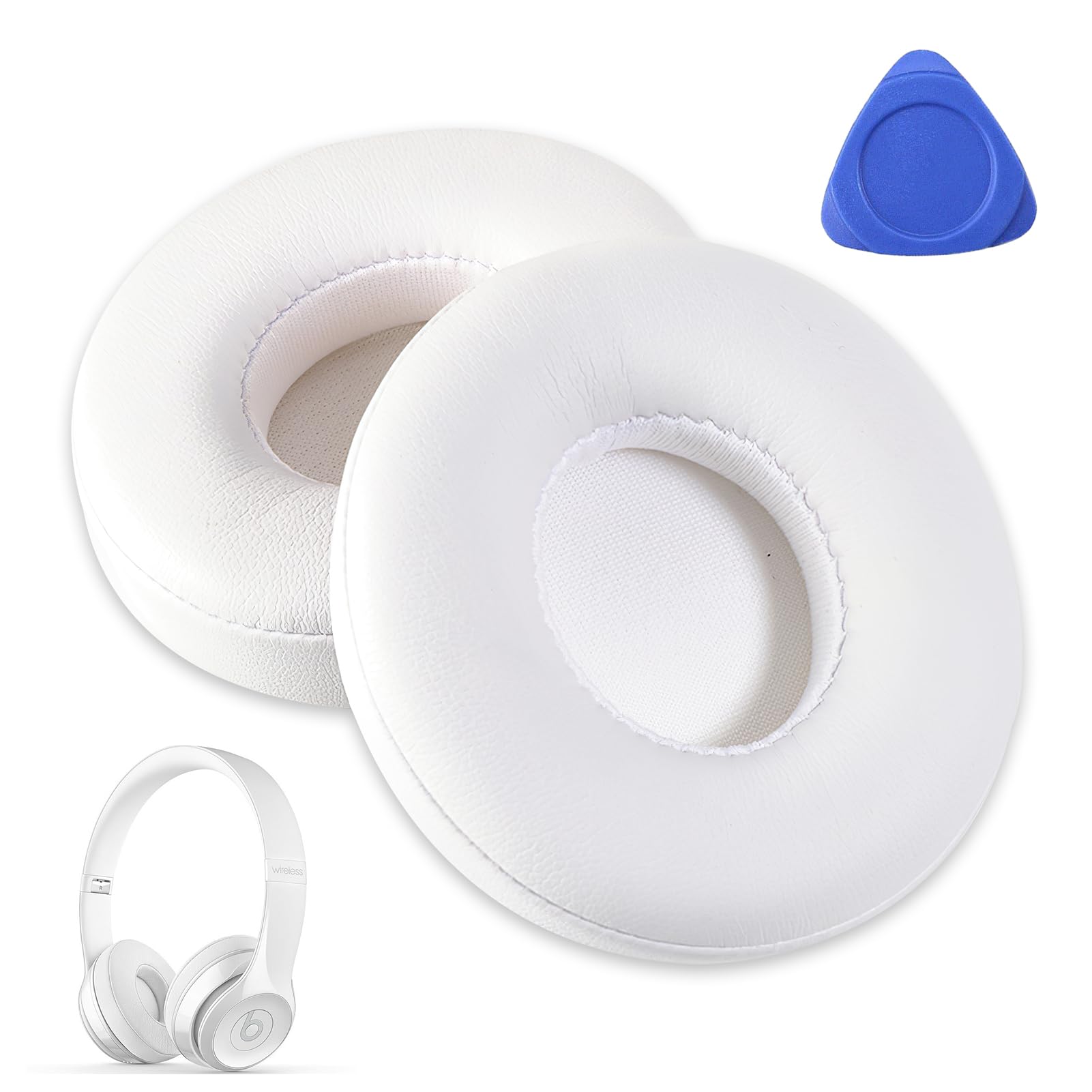 Coussins d'oreille Beats Solo 2/Solo 3 en mousse à mémoire de forme - Remplacement Oreillettes US