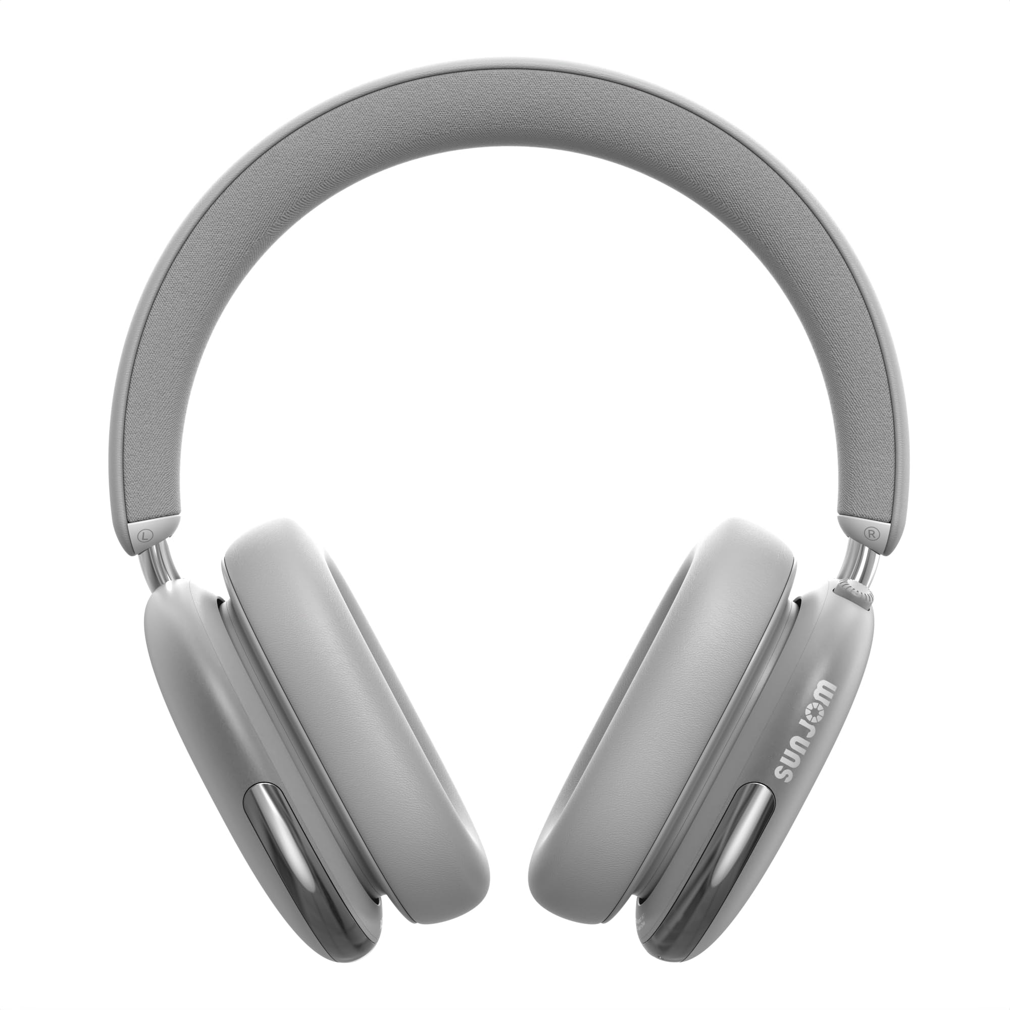 Freepods 120H Casque Bluetooth CASSENEUIL, Casque sans Fil Over-Ear Argenté, Grande Autonomie, Réduction Bruit Actif, US